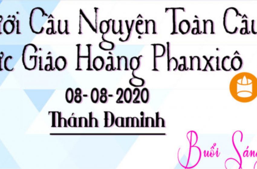  08-08 Mạng lưới cầu nguyện toàn cầu