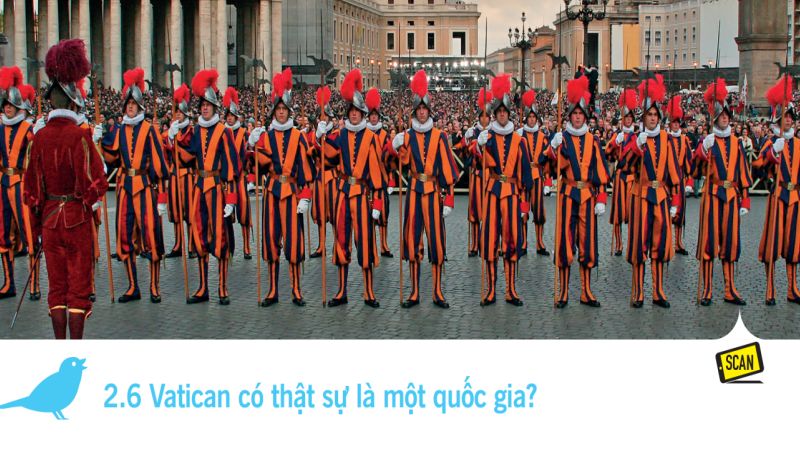  2.6 Vatican có thật sự là một quốc gia?