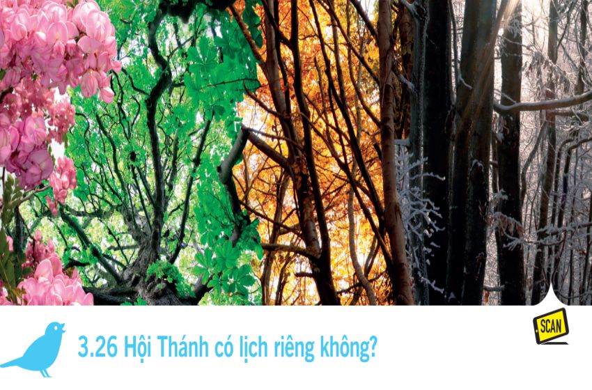  3.26 Hội Thánh có lịch riêng không?