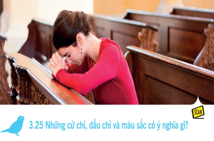  3.25 Những cử chỉ, dấu chỉ và màu sắc có ý nghĩa gì?