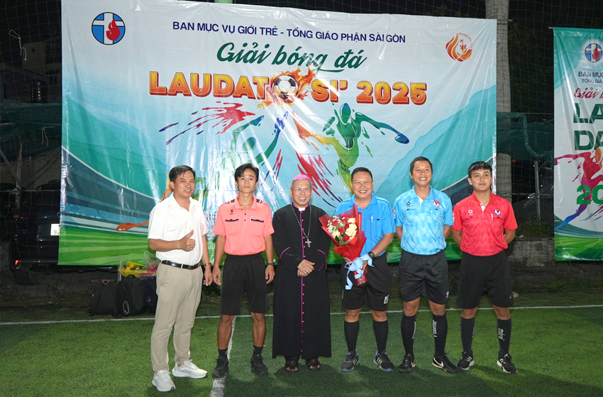 Giải bóng đá Laudato Si’ 2025 –  Ra sân với 8 trận đấu nam từ 16 Giáo Hạt